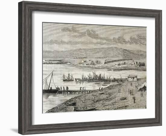 Bulgaria. Varna. 19Th Century Engraving.-Tarker-Framed Photographic Print