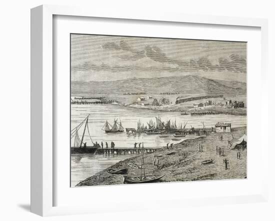 Bulgaria. Varna. 19Th Century Engraving.-Tarker-Framed Photographic Print