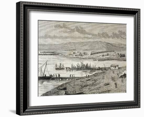 Bulgaria. Varna. 19Th Century Engraving.-Tarker-Framed Photographic Print