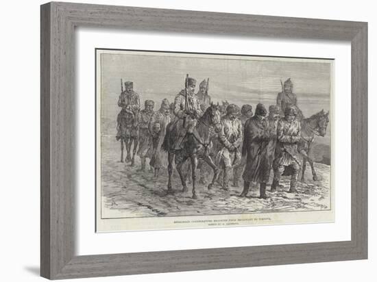 Bulgarian Conspirators Escorted from Beckovazt to Tirnova-Johann Nepomuk Schonberg-Framed Giclee Print