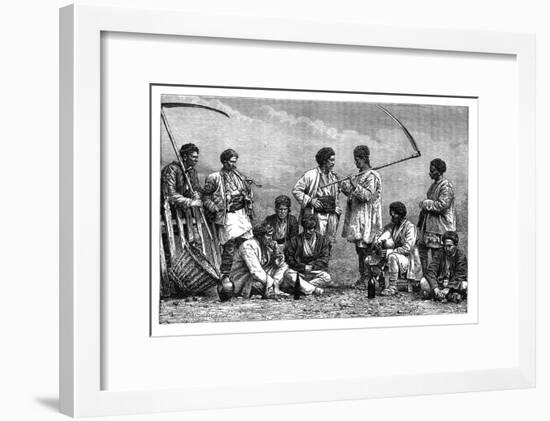 Bulgarian Peasants, C1890-null-Framed Giclee Print