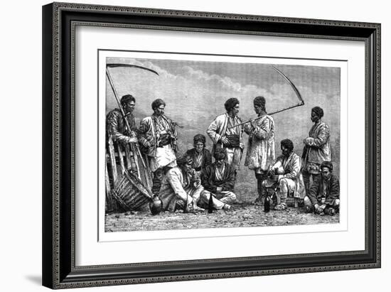 Bulgarian Peasants, C1890-null-Framed Giclee Print