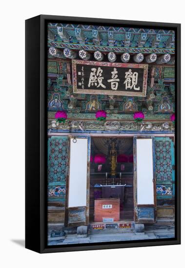 Bulguksa Temple, Gyeongju, UNESCO World Heritage Site, South Korea, Asia-Michael-Framed Premier Image Canvas