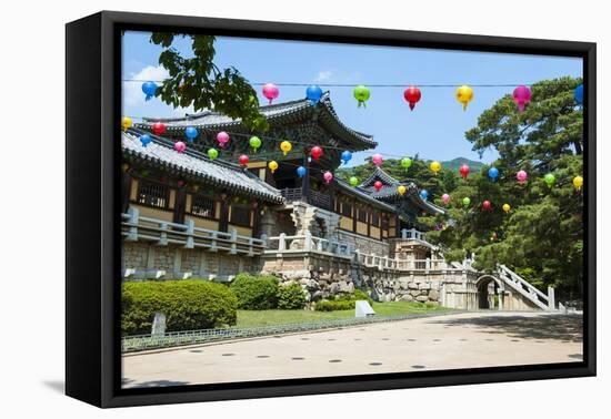 Bulguksa Temple, Gyeongju, UNESCO World Heritage Site, South Korea, Asia-Michael-Framed Premier Image Canvas