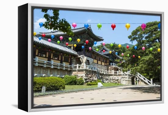 Bulguksa Temple, Gyeongju, UNESCO World Heritage Site, South Korea, Asia-Michael-Framed Premier Image Canvas