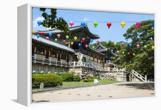 Bulguksa Temple, Gyeongju, UNESCO World Heritage Site, South Korea, Asia-Michael-Framed Premier Image Canvas