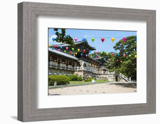 Bulguksa Temple, Gyeongju, UNESCO World Heritage Site, South Korea, Asia-Michael-Framed Photographic Print