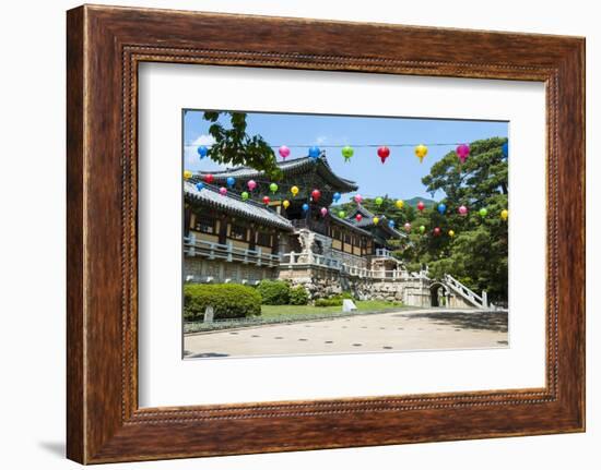 Bulguksa Temple, Gyeongju, UNESCO World Heritage Site, South Korea, Asia-Michael-Framed Photographic Print