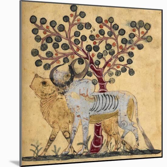 Bull and Cow-Aristotle ibn Bakhtishu-Mounted Giclee Print