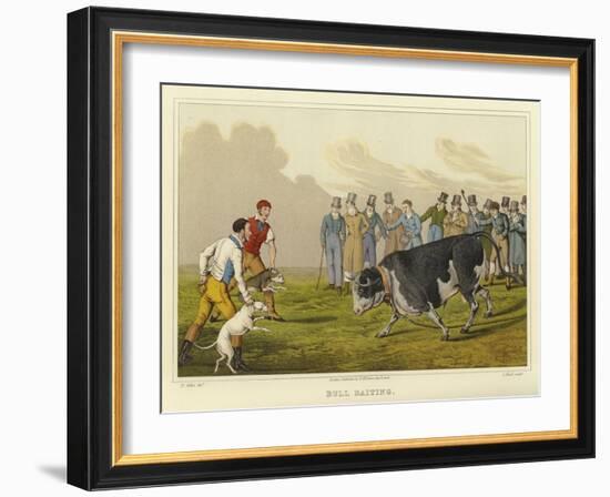 Bull Baiting-Henry Thomas Alken-Framed Giclee Print