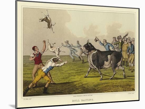 Bull Baiting-Henry Thomas Alken-Mounted Giclee Print
