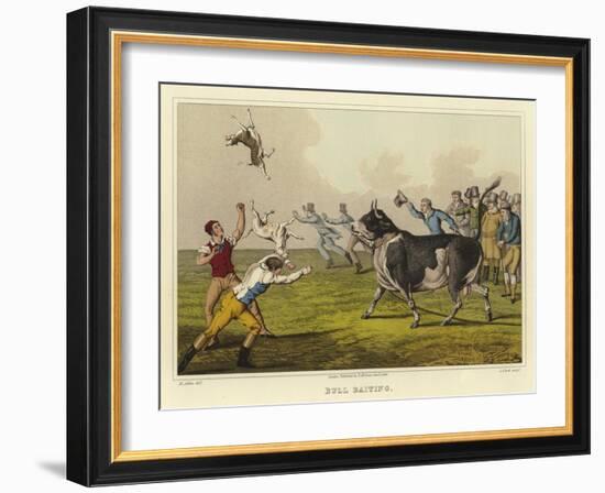 Bull Baiting-Henry Thomas Alken-Framed Giclee Print