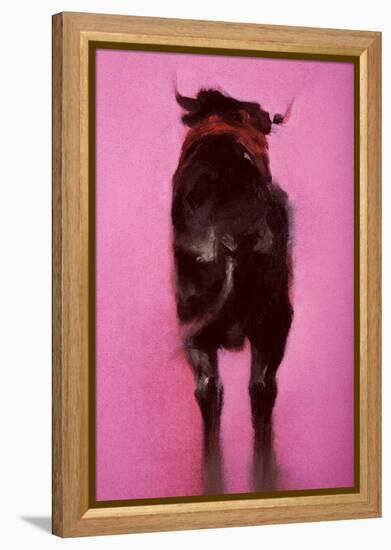 Bull, Detail-Daniel Cacouault-Framed Premier Image Canvas