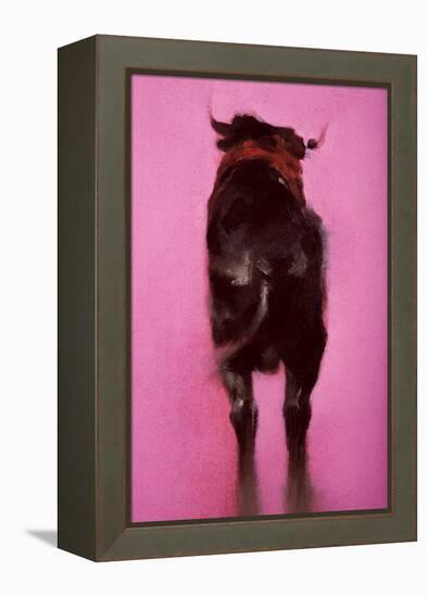 Bull, Detail-Daniel Cacouault-Framed Premier Image Canvas