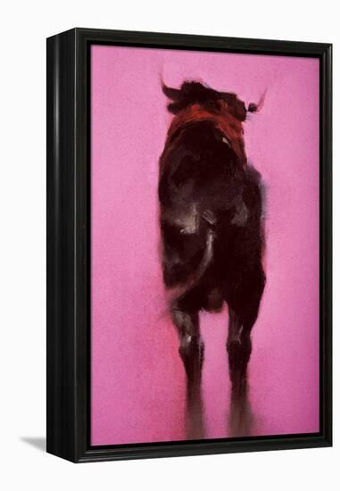 Bull, Detail-Daniel Cacouault-Framed Premier Image Canvas