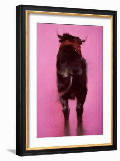 Bull, Detail-Daniel Cacouault-Framed Giclee Print