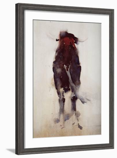 Bull, Detail-Daniel Cacouault-Framed Giclee Print