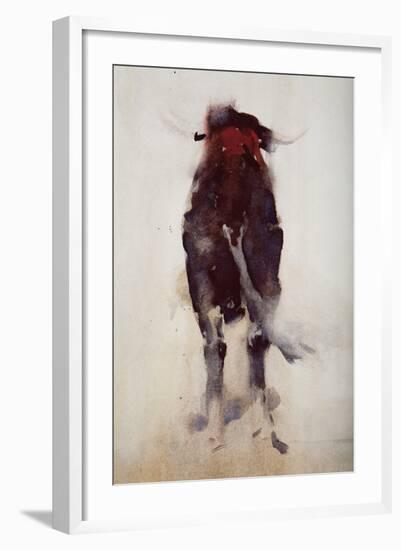 Bull, Detail-Daniel Cacouault-Framed Giclee Print