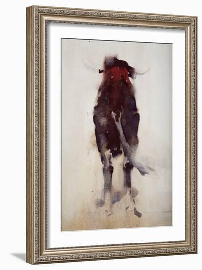 Bull, Detail-Daniel Cacouault-Framed Giclee Print