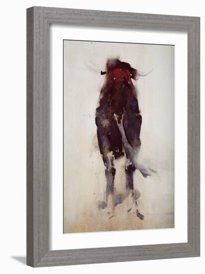 Bull, Detail-Daniel Cacouault-Framed Giclee Print