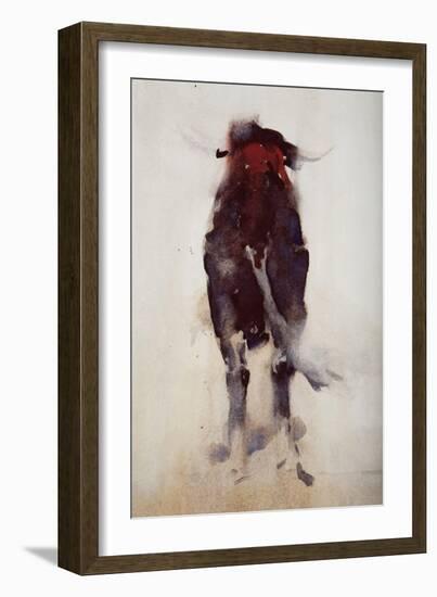 Bull, Detail-Daniel Cacouault-Framed Giclee Print