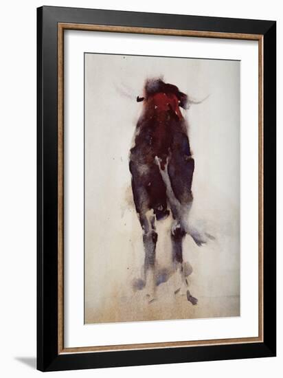 Bull, Detail-Daniel Cacouault-Framed Giclee Print