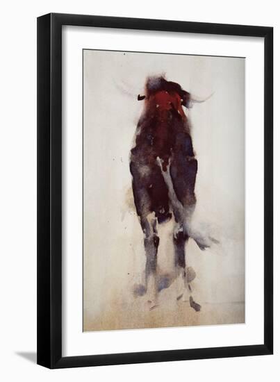 Bull, Detail-Daniel Cacouault-Framed Giclee Print