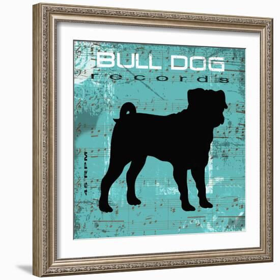 BULL DOG B1-Taylor Greene-Framed Art Print