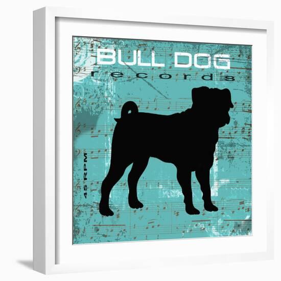 BULL DOG B1-Taylor Greene-Framed Art Print