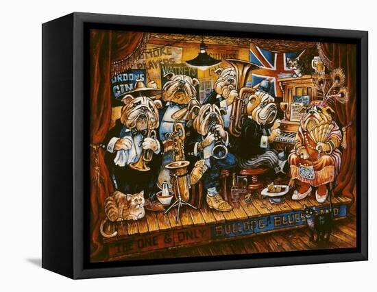 Bull Dog Blues Band-Bill Bell-Framed Premier Image Canvas