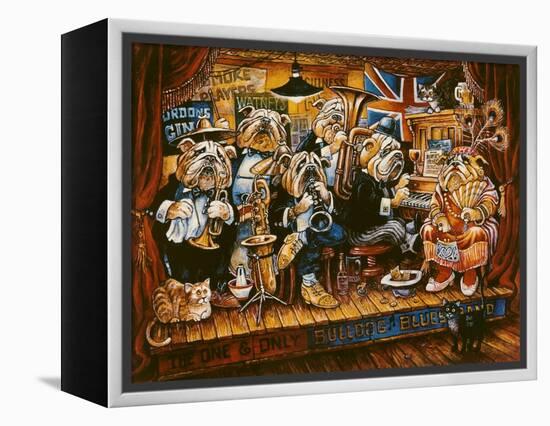 Bull Dog Blues Band-Bill Bell-Framed Premier Image Canvas