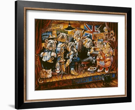 Bull Dog Blues Band-Bill Bell-Framed Giclee Print