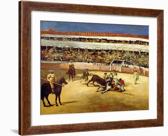 Bull Fight, 1865-Edouard Manet-Framed Giclee Print