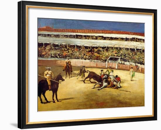 Bull Fight, 1865-Edouard Manet-Framed Giclee Print