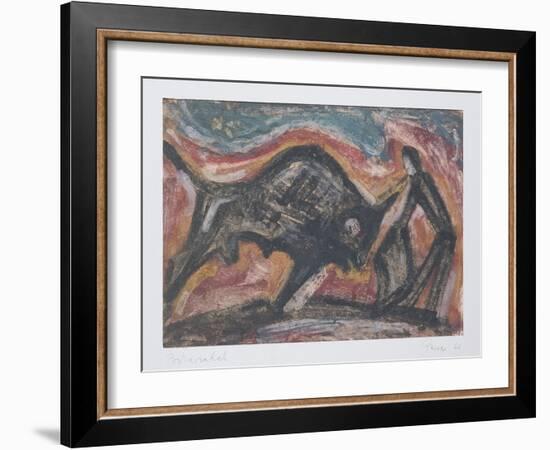 Bull Fight, 1966-Emil Parrag-Framed Giclee Print