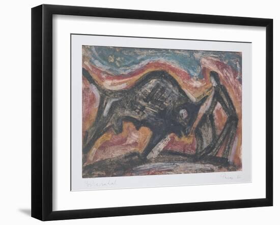 Bull Fight, 1966-Emil Parrag-Framed Giclee Print