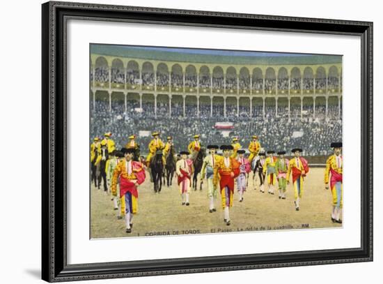 Bull Fight in Spain, Early 20th Century-null-Framed Photographic Print