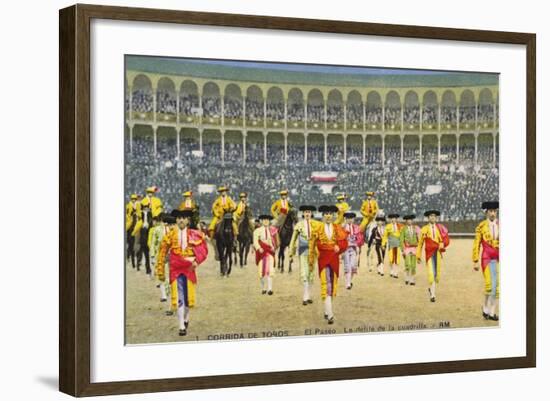 Bull Fight in Spain, Early 20th Century-null-Framed Photographic Print