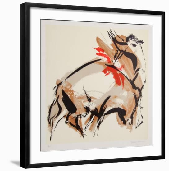 Bull Fight-Gerry Bosch-Framed Collectable Print