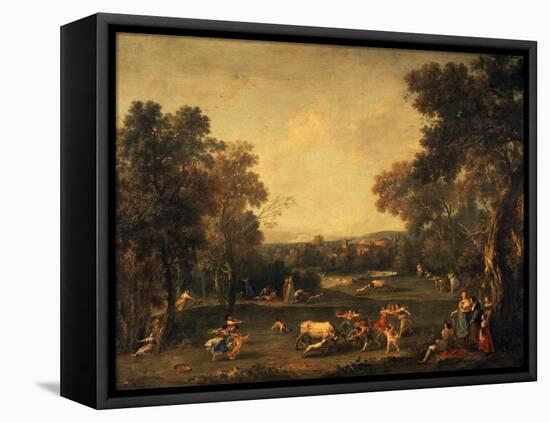 Bull-Hunting-Francesco Zuccarelli-Framed Premier Image Canvas