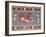 Bull-Leaping Fresco from Minoan Culture-Science Source-Framed Giclee Print