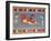 Bull-Leaping Fresco from Minoan Culture-Science Source-Framed Giclee Print