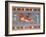 Bull-Leaping Fresco from Minoan Culture-Science Source-Framed Giclee Print