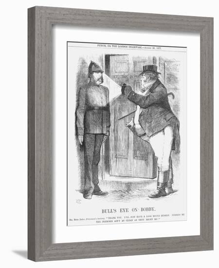 Bull's Eye on Bobby, 1877-John Tenniel-Framed Giclee Print