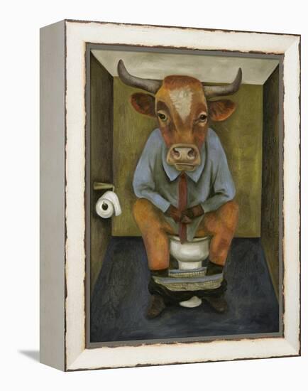 Bull Shitter-Leah Saulnier-Framed Premier Image Canvas