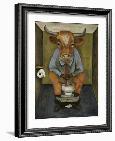 Bull Shitter-Leah Saulnier-Framed Premium Giclee Print