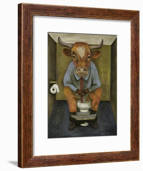 Bull Shitter-Leah Saulnier-Framed Giclee Print