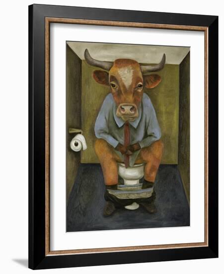 Bull Shitter-Leah Saulnier-Framed Giclee Print