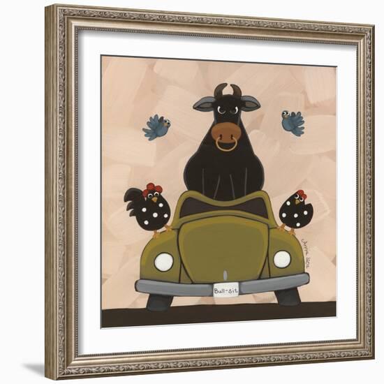 Bull-Sit-Annie Lane-Framed Giclee Print