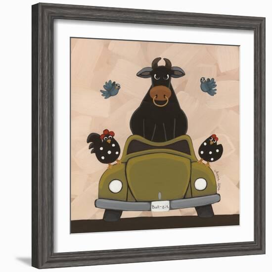 Bull-Sit-Annie Lane-Framed Giclee Print